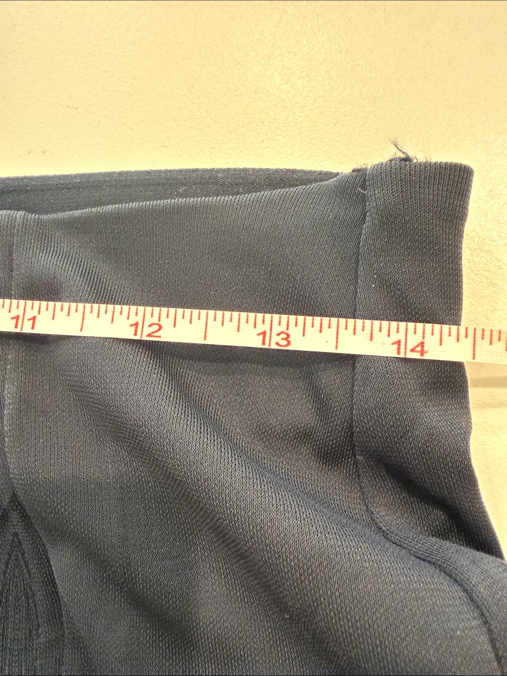 Ralph Lauren high rise wide leg Pants Navy Blue Sz S/M - Picture 7 of 8